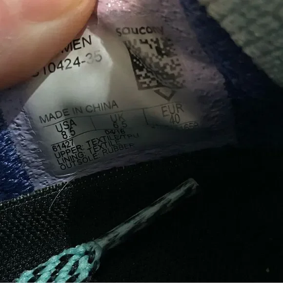 Saucony Women’s Trail Running Shoes Size 8.5 S10424-35 - Picture 8 of 8